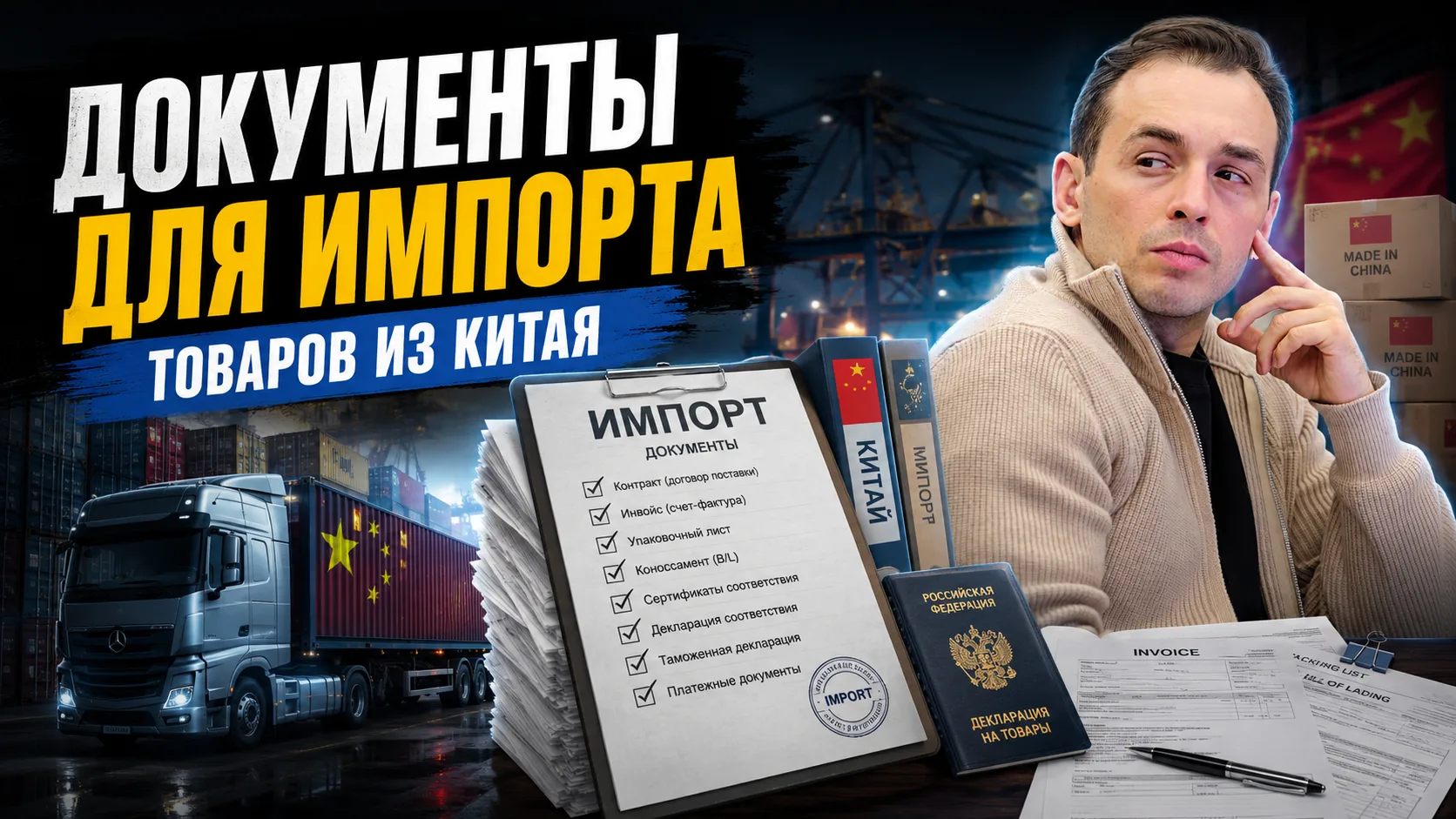 Какие документы нужны для импорта товаров из Китая