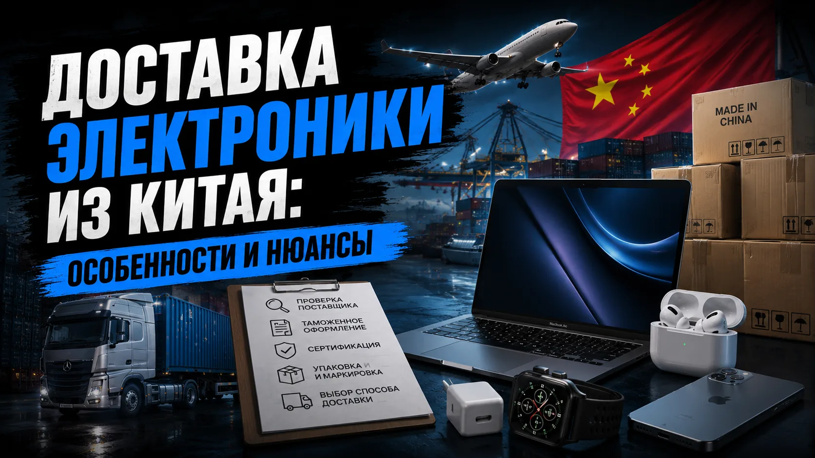 Доставка электроники из Китая: особенности и нюансы